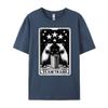 Tarot Card Team Trash Crescent Moon Opossum Raccoon White T Shirt Unisex Breathable Harajuku