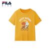 Fila Детская летняя футболка из чистого хлопка с коротким рукавом