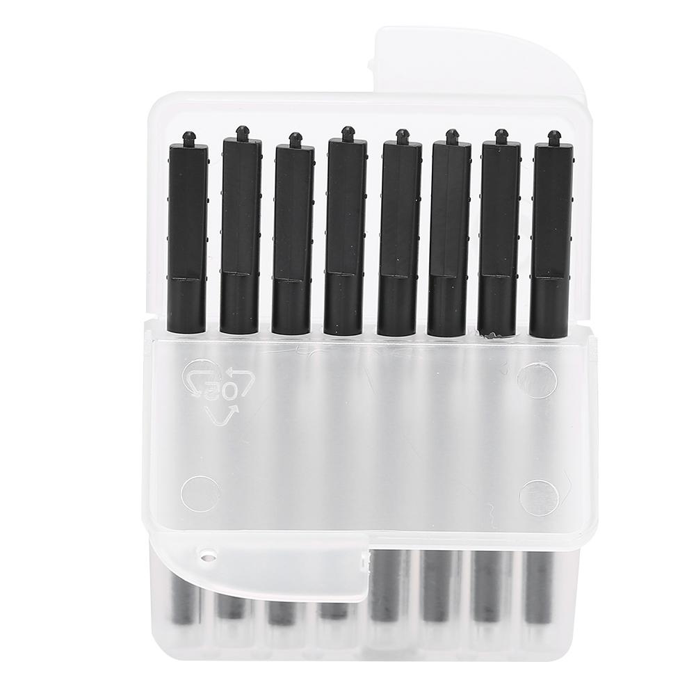 8Pcs Box Disposable Hearing Aid Protection Earwax Guards Filters Hearing Assistance Black