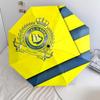 Узор ФК «Аль-Наср», автоматический складной зонт, портативная и складная конструкция, 8 спиц, рождественский или день рождения подарок.