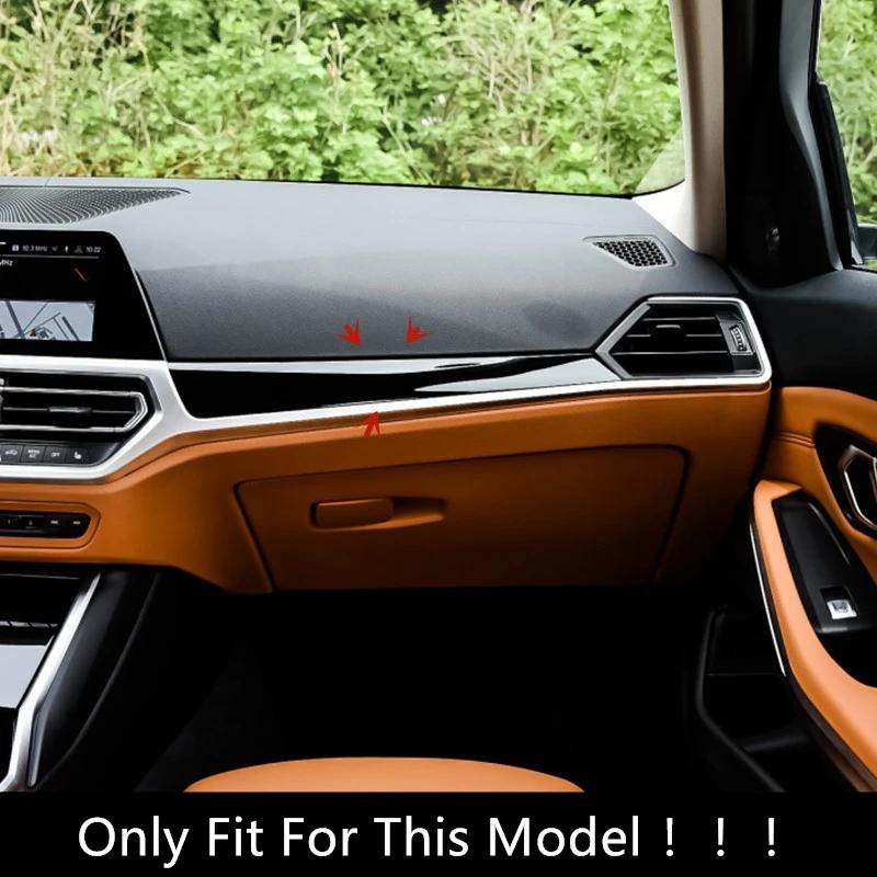 Center Console Dashboard Panel Decoration Cover Trim Carbon Fiber Style For BMW 3 Series G20 G28 LHD Interior ABS