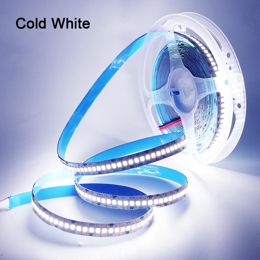 Xiaomi 5V 12V 24V 2835 Led Strip 5m 300/600/2400 Pixels Led Tape SMD 3528 Fiexible Light Bar Strips Under Cabinet Lighting Backlight