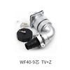 WEIPU WF40 TV+Z 5 9 15 26 31 52Pin Curved Male Plug Female Socket Panel Waterproof Aviation Connector IP65 M40 Large Current