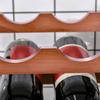 Bamboo Wood Wine Rack of 4 Levels for 16 Wine Bottles Maximum Load 75 kg 43x23.5x38 cm Brown