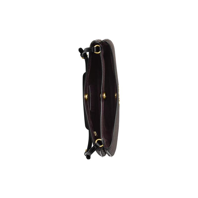 COACH Penelope 27 classic printed presbyopic zipper underarm canvas with leather hand-held shoulder bag large size women's brown