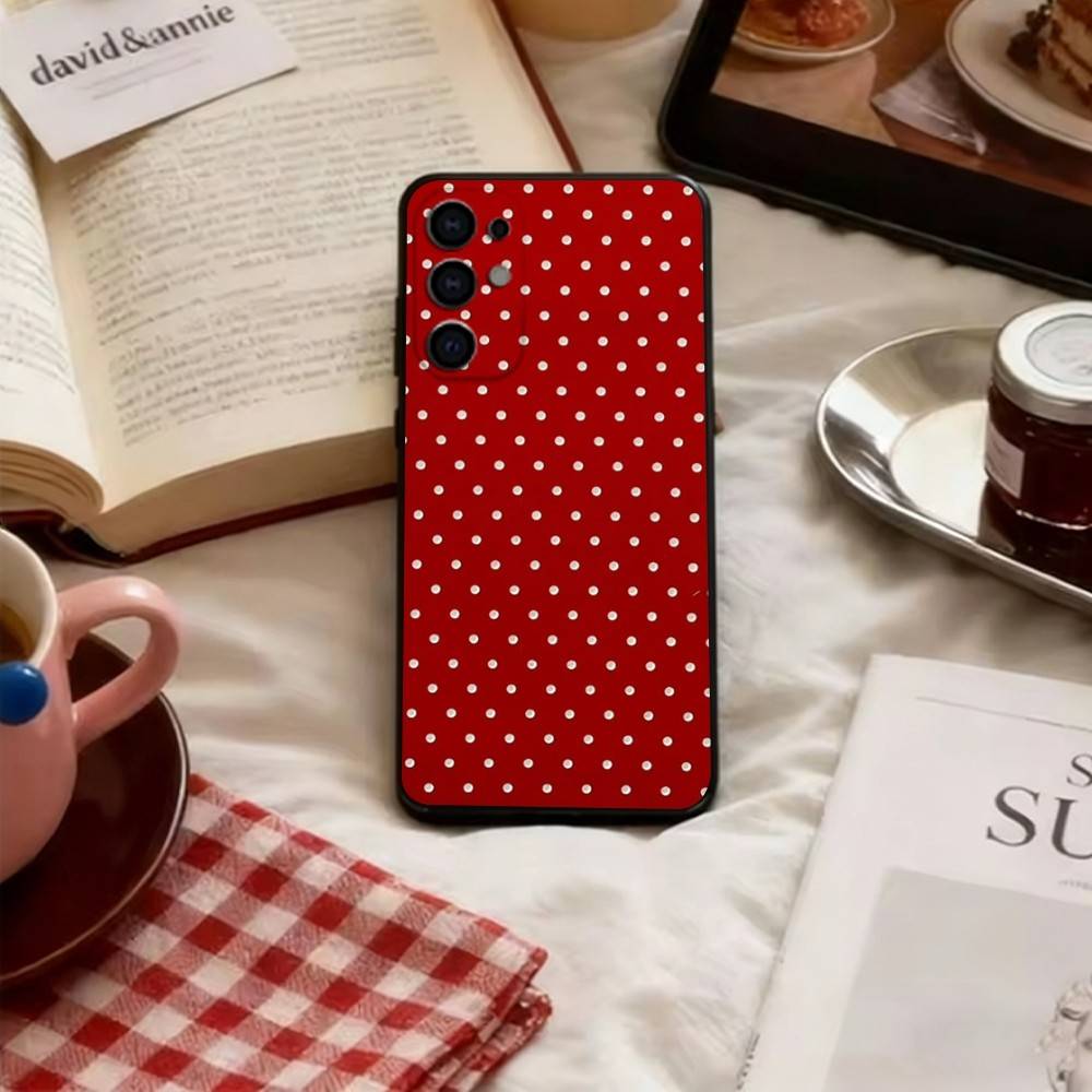 Чехол для телефона с линейным точечным узором для Samsung S25, S24, S21, S22, S23, S30, Ultra, S20, Plus, Fe, Мягкий черный чехол