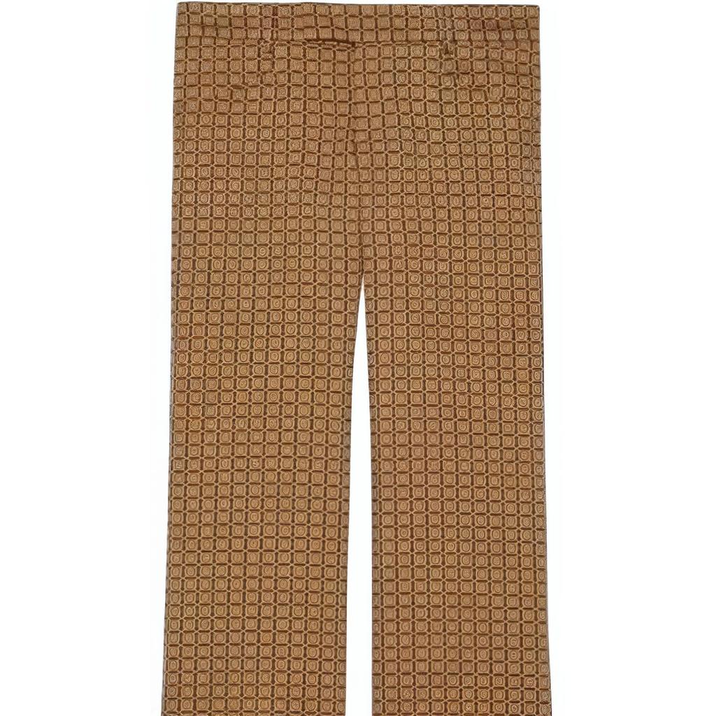 GUCCI Casual Pants Men's Umber Moderate Straight Fit Pants 659649-ZAFWC-2118