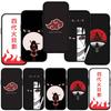 Phone Case for Samsung Galaxy S24 S23 iPhone 15 14 Xiaomi Redmi Note 13 12 11 8 10 9 Pro Max X XR OPPO A15 Huawei Akatsuki Sasuke Naruto Anime Cover