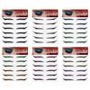 6Pairs Eye Liner Decal Reusable Tearable Plastic Ladies Girls Eyeliner Sticker for Stage