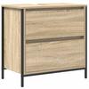 VidaXL Bathroom Furniture Washbasin and Drawers Sonoma Oak, Vanity Unit, Bathroom Storage Cabinet of 861883