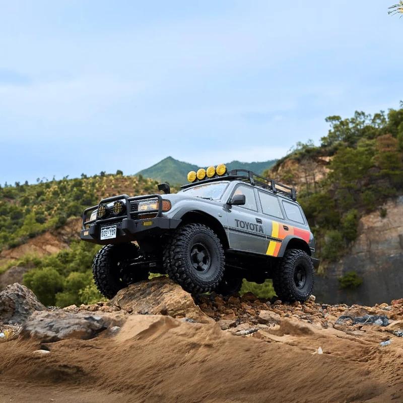 1/10 FCX10 FCX18 LC80 PRO Land Cruiser Brushless RC Crawler 4WD Brushless Toyota LC80 Simulation Crossing Crawling Car Model