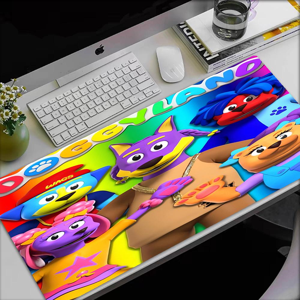 Doggyland Theme Mouse Pad, Non Slip Rubber Base, Multifunctional Office & Home Decor, Perfect for Workspace Personalization.