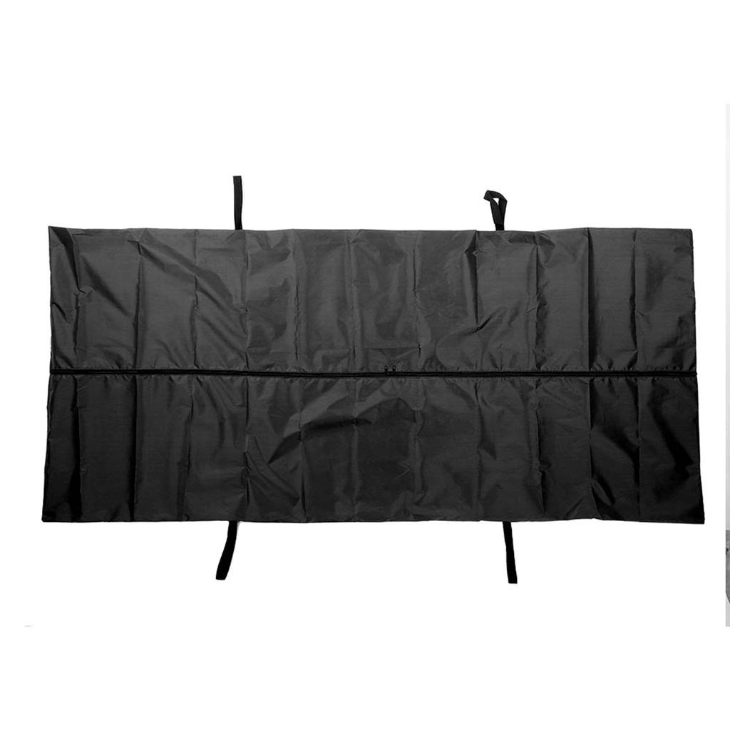 Black Emergency Cadaver Body Bag Oxford Cloth Body Storage Bag 210D Waterproof for Funeral Hospital