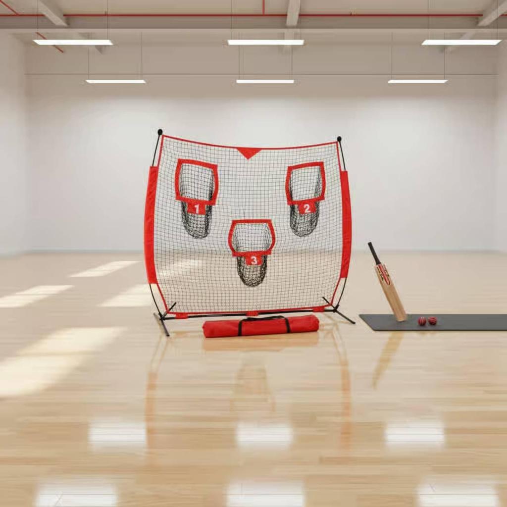 3-Hole Throwing Net Tooltool-Less Assembly Baseball Pitching Heavy Duty