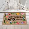 Приветственный коврик Входной коврик - Просто чтобы вы знали, здесь типа много детей Коврик смешной коврик уличный кухонный коврик 23,6" x 15,7"