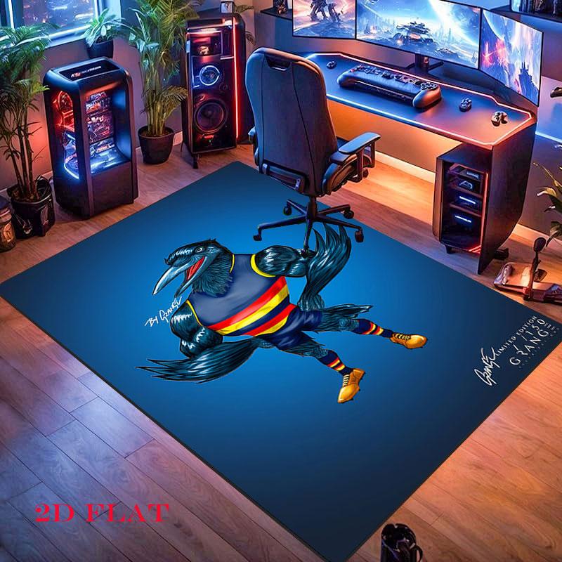 Collingwood Magpies Carpet Rug for Living Room Bedroom Home Sofa Decoration,Kids play Nonslip Floor Mat