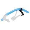 Swimming Snorkel Reduced Drag Silicone Swimming Breathing Tube with Adjustable Head Brace for