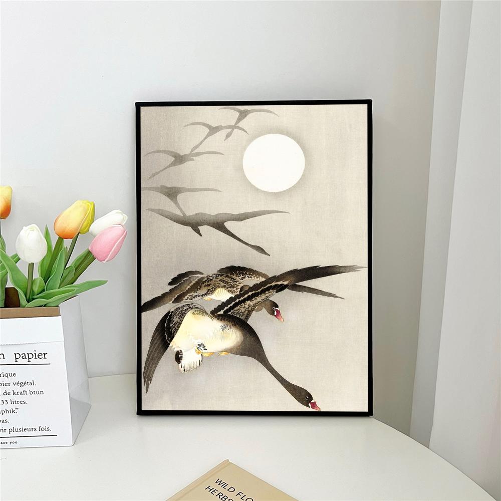 1 шт. Хокусай О-Охара К-Косон японский стиль искусства самоклеящийся художественный постер водонепроницаемая бумажная наклейка для кофейни бара настенный декор