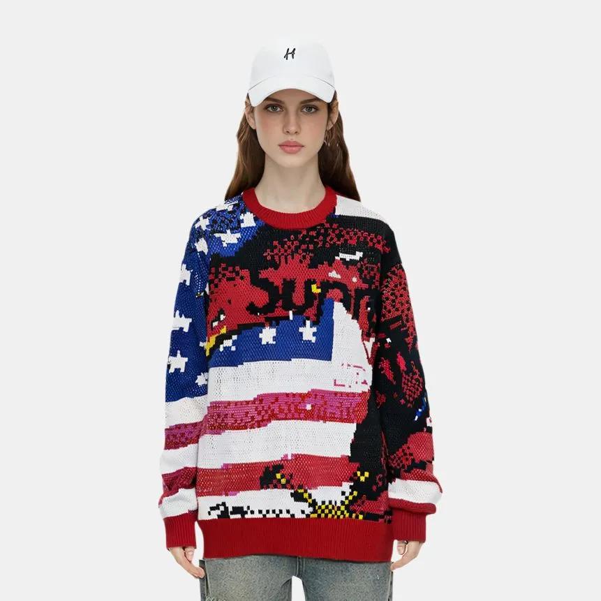 Supreme Digital Flag Sweater (Unisex) Sweaters SUP SS21 518