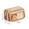Large Capacity Capybara Pencil Pouch Aesthetic Clear Pen Case Cartoon Pencil Box  Office Supplies