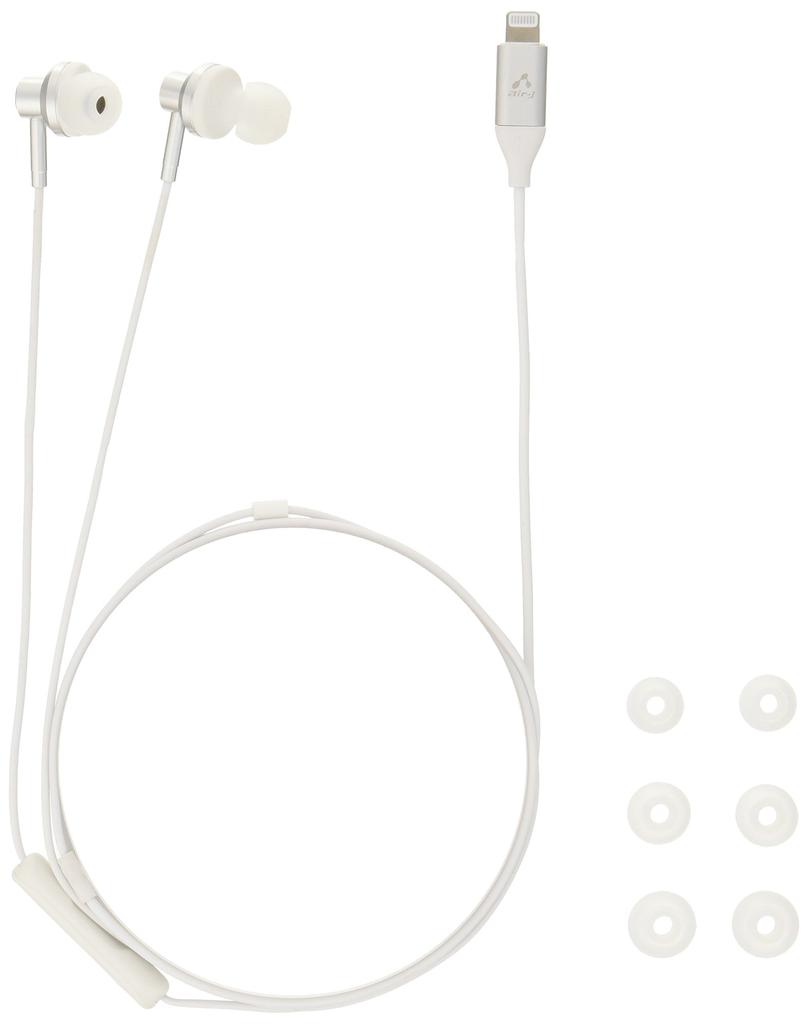 AirJay MFI Lightning Стерео Наушники с Микрофоном и Мульти-Контроллером, HAL-ES2 WH