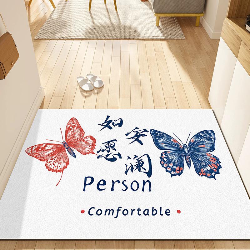 Входная дверь, коврик для пола, коврик для крыльца, домашняя спальня, китайский грязеотталкивающий ковер, постельное белье, можно резать, коврик для ног