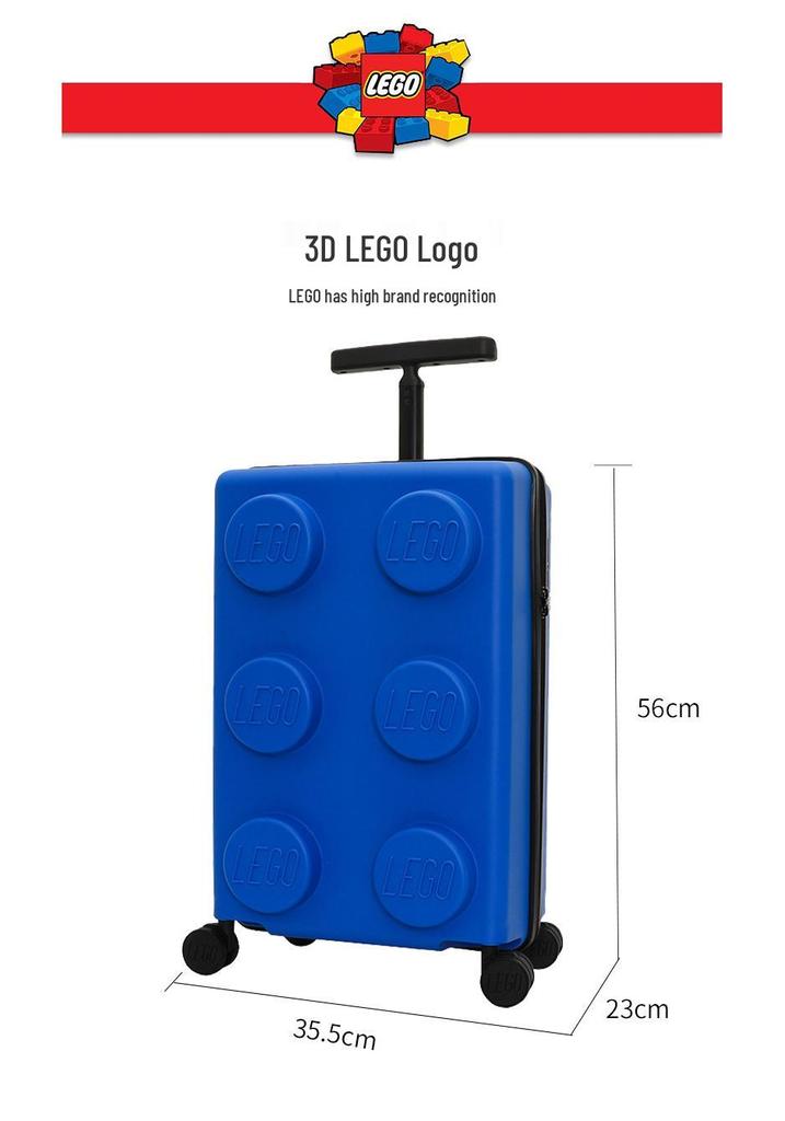 Чемодан LEGO 20316: 20-дюймовая детская ручная кладь на универсальных колесах