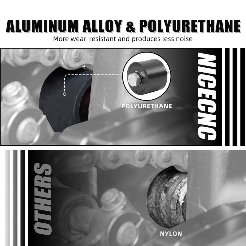 NICECNC ATV Chain Roller Kit for Yamaha Raptor 700 700R 700RSE 2015-2025 Raptor 125 250 2011-2013 Go Kart Accessories