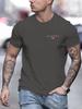 Unisexs Summer 100 Pure Cotton Fashionable Sports Casual Loose NORWAY Pattern Printed Round Neck Short Sleeved Tshirt Top