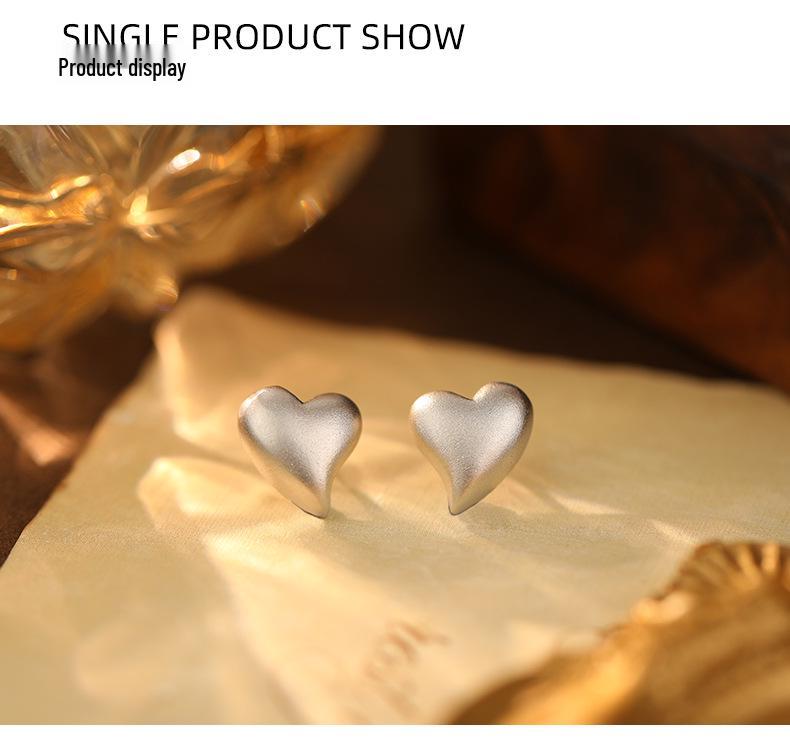 Серьги 'Неправильная любовь баньяна' - Серебро S925, Матовое золото, Летние украшения для ушей высокого класса для женщин