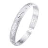 And Silver Engraved Bracelet with Sanskrit Proverbs and Heart Stainless Steel Bracelet for Protection from Evil and Stylish New Men's Women's Sutra.