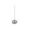 Teapot Shape Tea Strainer Stainless Steel Loose Tea Infuser with Chain Herbal Spice Filter Diffuser Kitchen Gadget Teaware