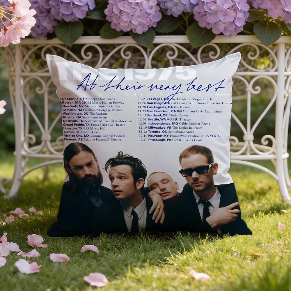 Подушка с чехлом для подушки The 1975S, двойного назначения для дома и автомобиля: Двусторонняя конструкция для максимального комфорта