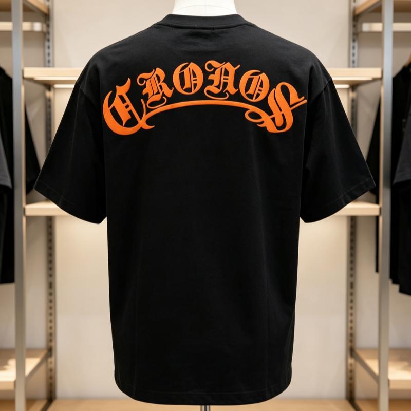 Retro Casual British Style Unisex's Shirt Street Wear T-shirt Gothic Letter Printed Short Sleeved Round Neck Fitness Casual T-shirt