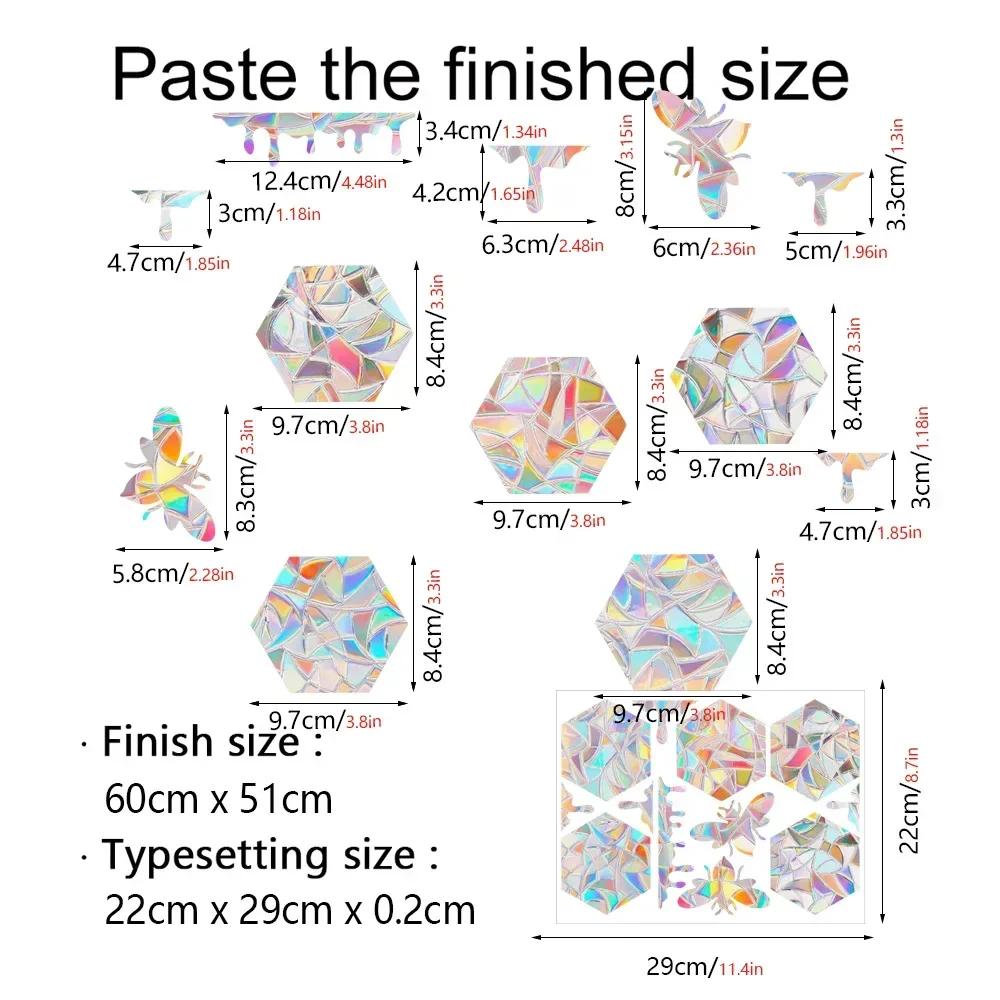 ПВХ кошка бабочка призрак призма стекло радуга ловец солнца наклейки на окна настенные наклейки для дома спальня украшения самоклеящаяся наклейка