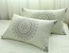 Junwell 2pc Set Cotton Muslin Pillowcase Home Hotel Bedding Soft Pillow Cover Gift Design For Couple 50X75CM