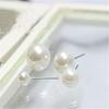 12 Pairs Party Ear Studs Faux Pearl Round Earrings