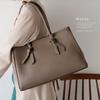 Gratante Ribbon Handle 2way Shoulder Tote Tote Bag [Gratante] Women's Abb-g0042 (Mocha)