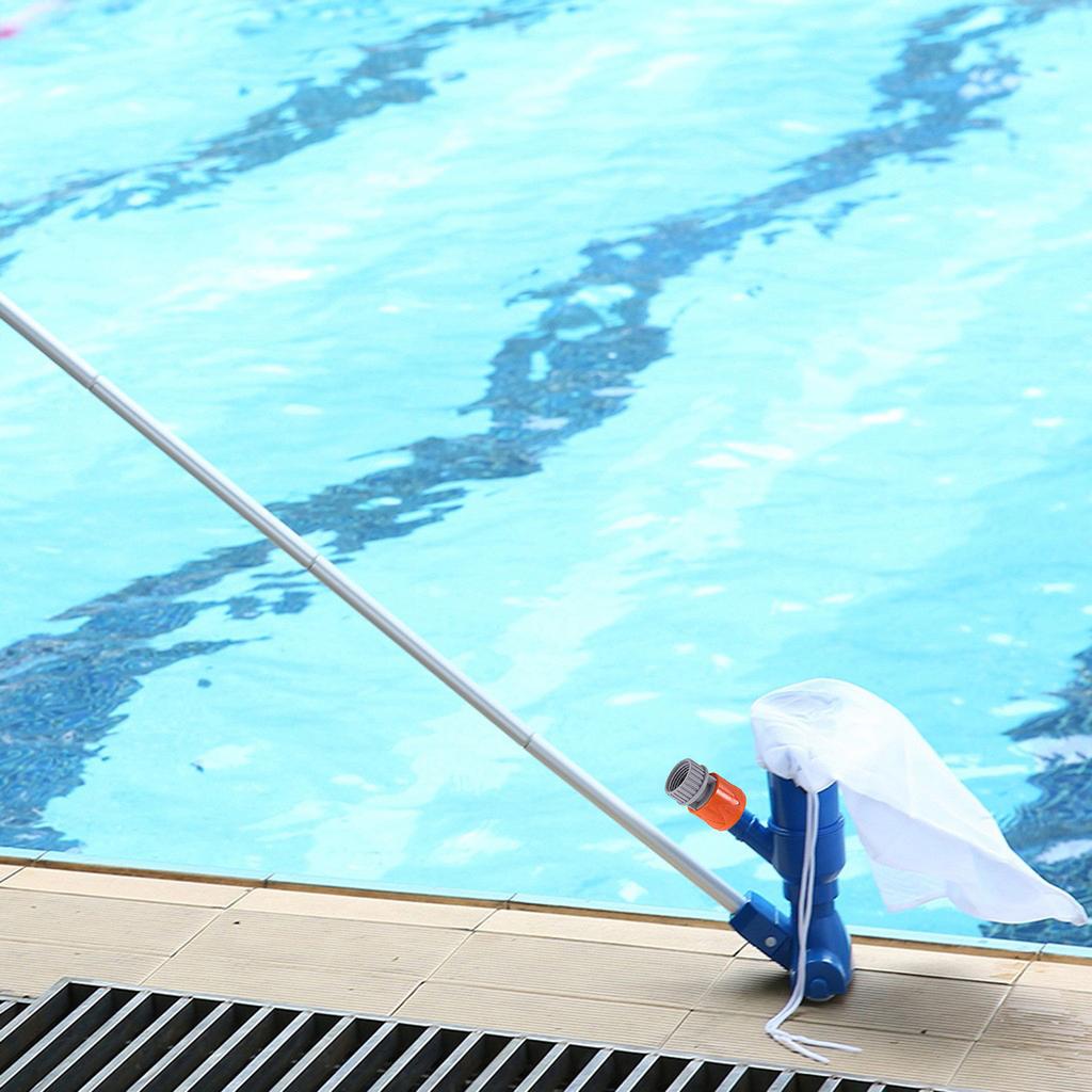 Swimming Spa Pool Vacuum  Cleaning Tool Head Manual Fishing Net Tool Set