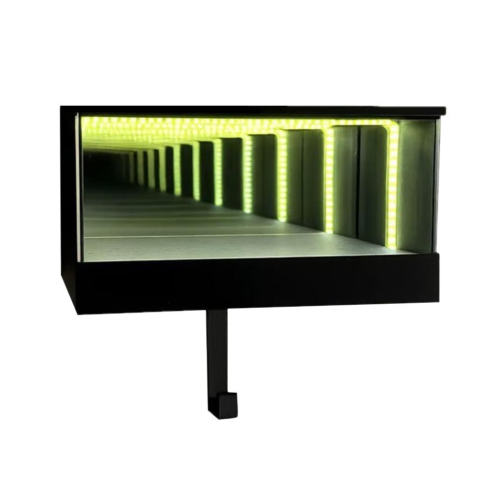 LED Light Up Key Storage Dreamy Warm White Christmas Decor Unique Car Accessory Gift Luminous Infinity Mirror Garage Key Holder