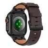 Кожаный ремешок для Apple Watch Ultra3 2 1 49мм 46мм 45мм 44мм Серии 11 10 9 8 7 6 5 4 Se Band Мужской Элегантный Браслет Замена