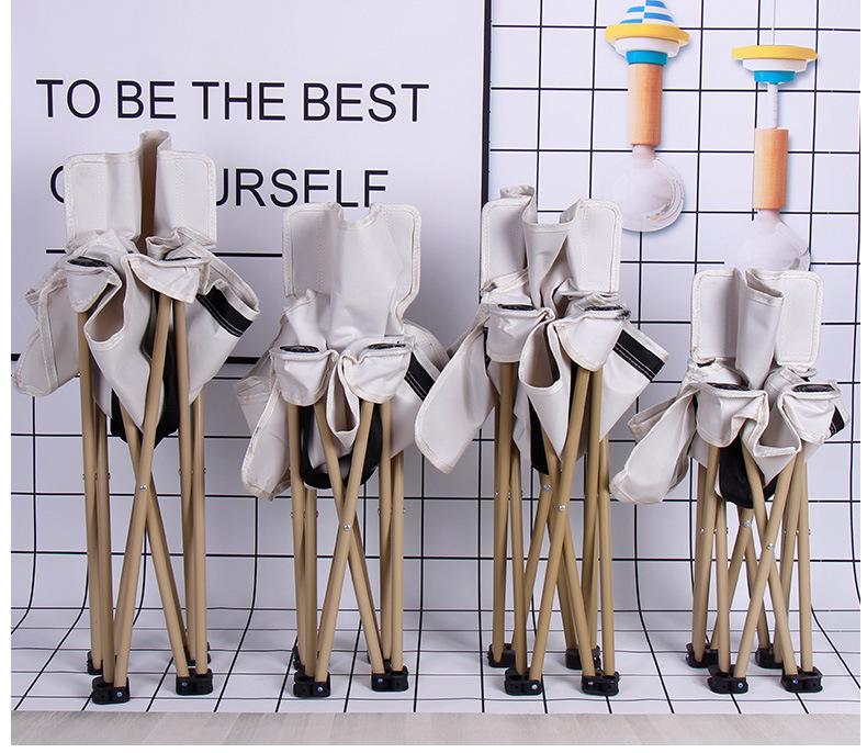 Портативный складной стул для кемпинга на открытом воздухе с индивидуальным логотипом — идеально подходит для рыбалки, рисования и весенних вылазок на природу