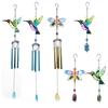 Dragonfly Wind Bell Hummingbirds Hanging Pendants Bell Beautiful Bird Wind Chime Home
