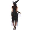 Halloween Costume Adult Cosplay Witch Dress Witch Dress Black Mesh Stage Performance Dress