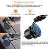 New Dual USB  Auto Electrical Appliances Car Charger Fast Charging Touch Switch ABS High and Low Temperature Resistant Material
