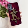 Case For Motorola Moto G62 5G G42 G32 G22 4G Cover Luxury Crown Letters Soft Black Silicone Shockproof Bumper on MotoG62 5G Capa