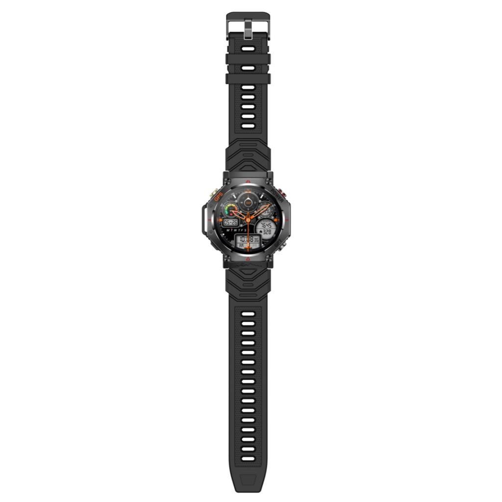 Умный браслет Rainbuvvy KC91 с GPS 1,39-дюймовый TFT 360x360 BLE5.3 GPT 3ATM Водонепроницаемый 530 мАч Bluetooth-звонок Фонарик Android Смарт-часы