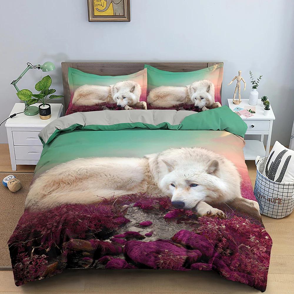 Пододеяльник из хлопка Moon Wolf Bohemia 220x240, зимний комплект двуспальной кровати, комплект постельного белья для двоих, комплект постельного белья размера «king size»
