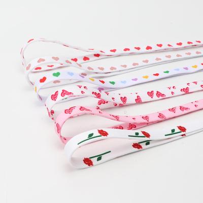 1 пара шнурков для кроссовок с изображением сердца, любви, розы, AF1/AJ, плоские женские высокие холщовые шнурки для обуви, декоративная пряжка для обуви своими руками