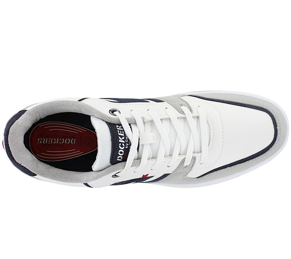 Dockers By Gerli 53BY002 - Мужские кроссовки бело-темно-синие 642500 ОРИГИНАЛ